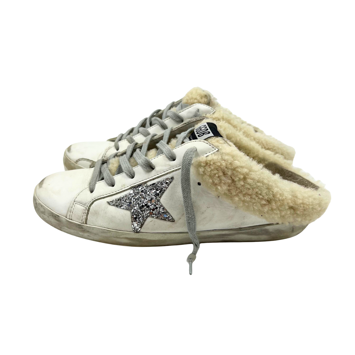 Golden Goose 38 White/Cream Sneakers