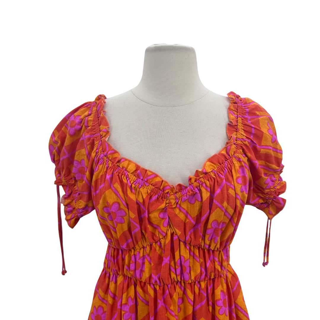 Show Me Your Mumu Orange/Pink Dress