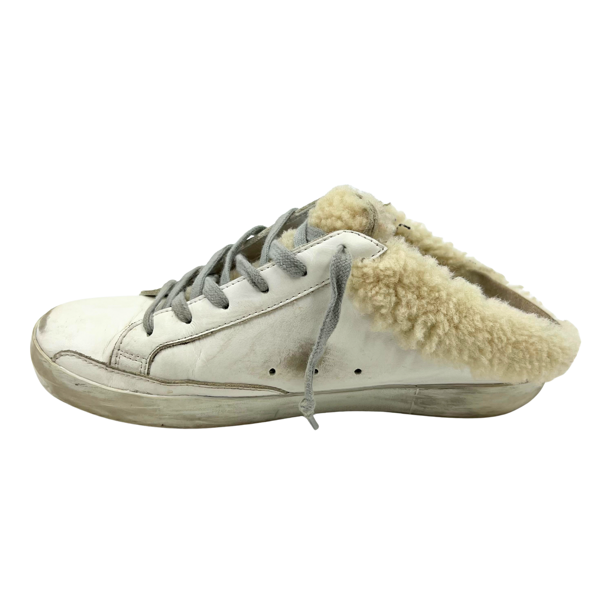 Golden Goose 38 White/Cream Sneakers