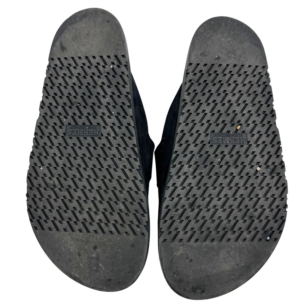 Hermes 40 Black Go Mules