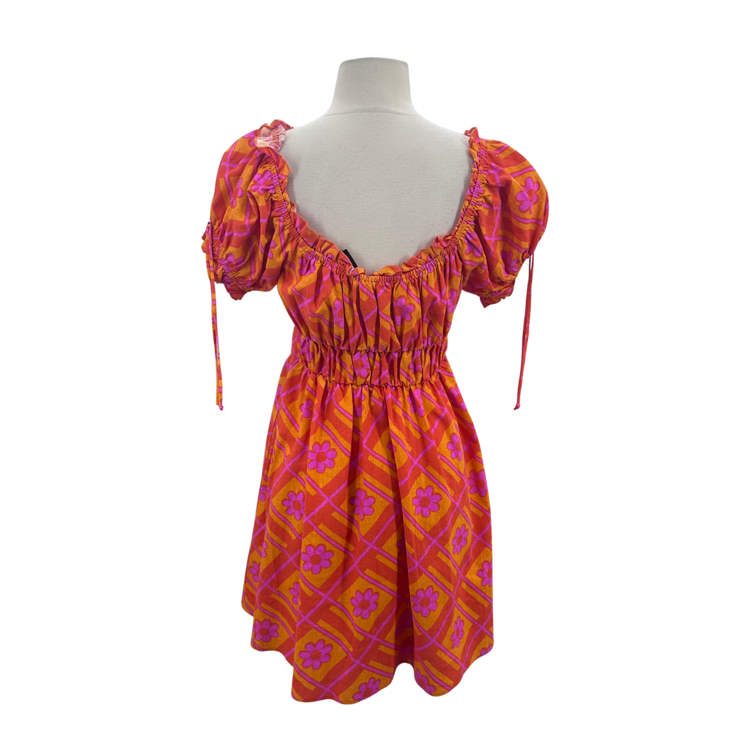 Show Me Your Mumu Orange/Pink Dress