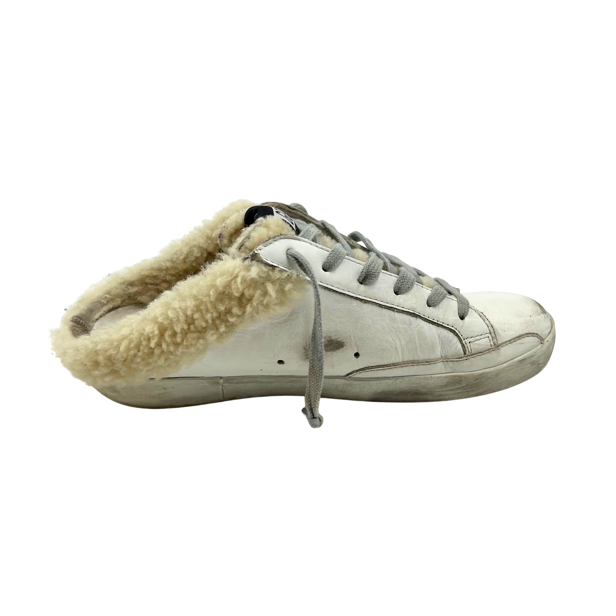 Golden Goose 38 White/Cream Sneakers