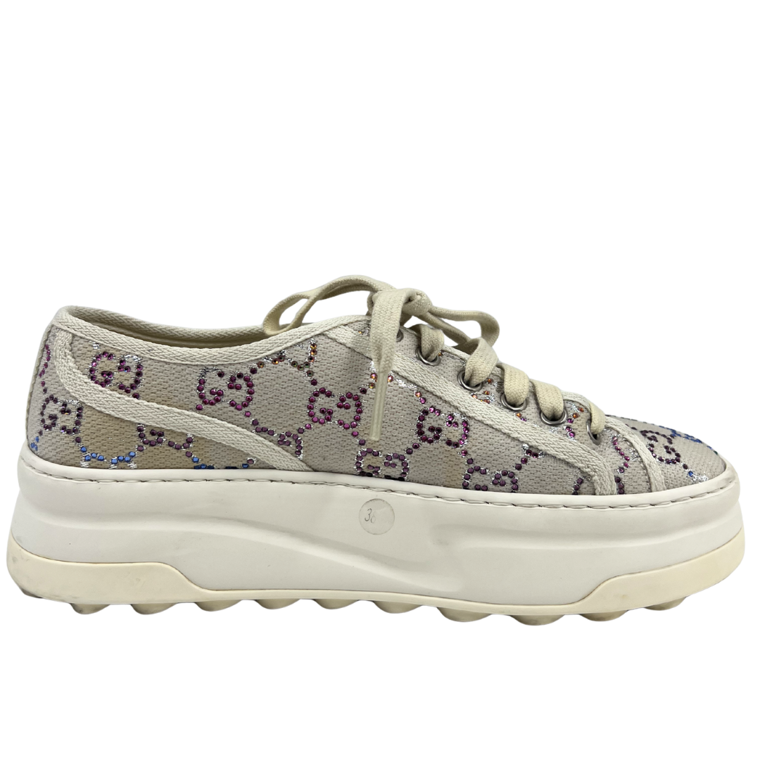 Gucci Sparkle "GG" "Tennis 1977 Sneakers