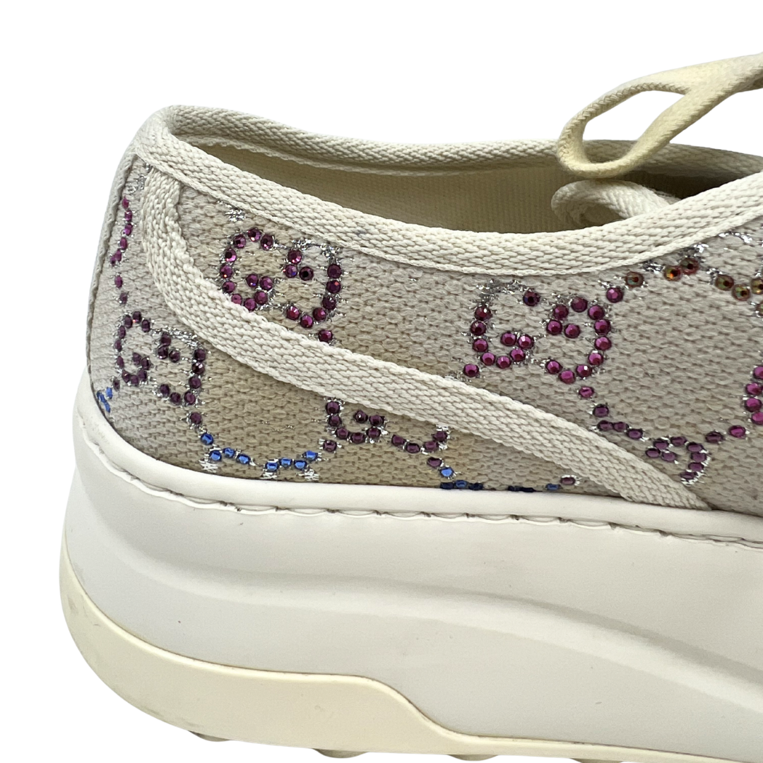 Gucci Sparkle "GG" "Tennis 1977 Sneakers