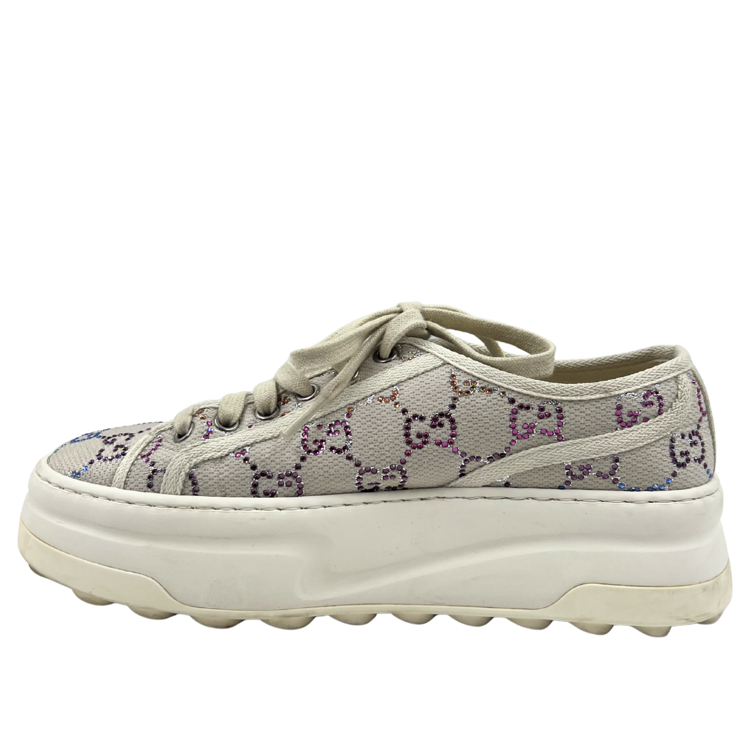 Gucci Sparkle "GG" "Tennis 1977 Sneakers