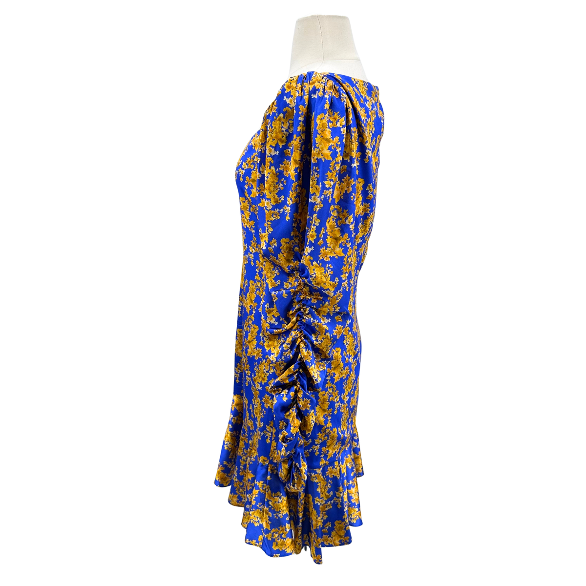 Caroline Constas Size M Blue/Gold Dress