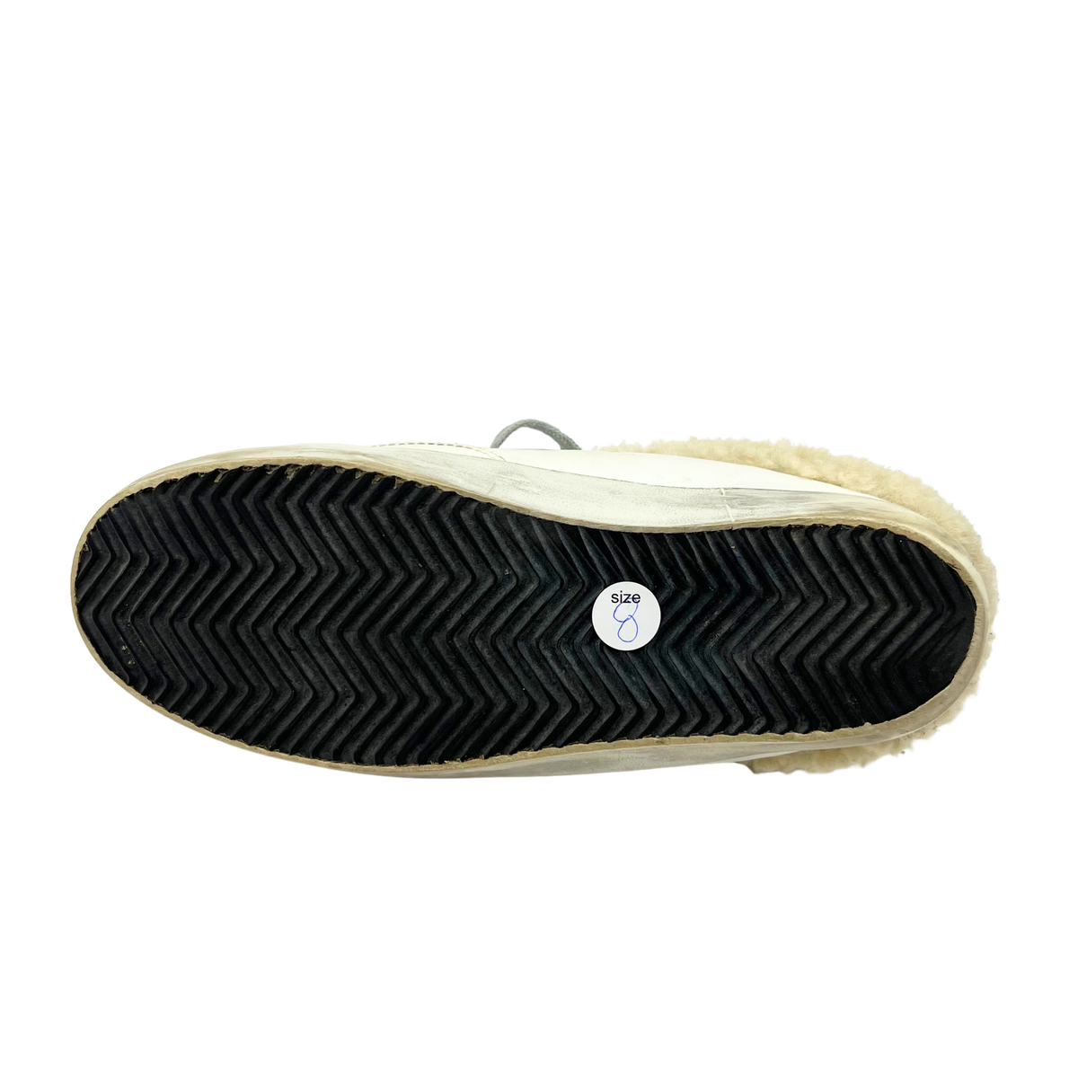 Golden Goose 38 White/Cream Sneakers