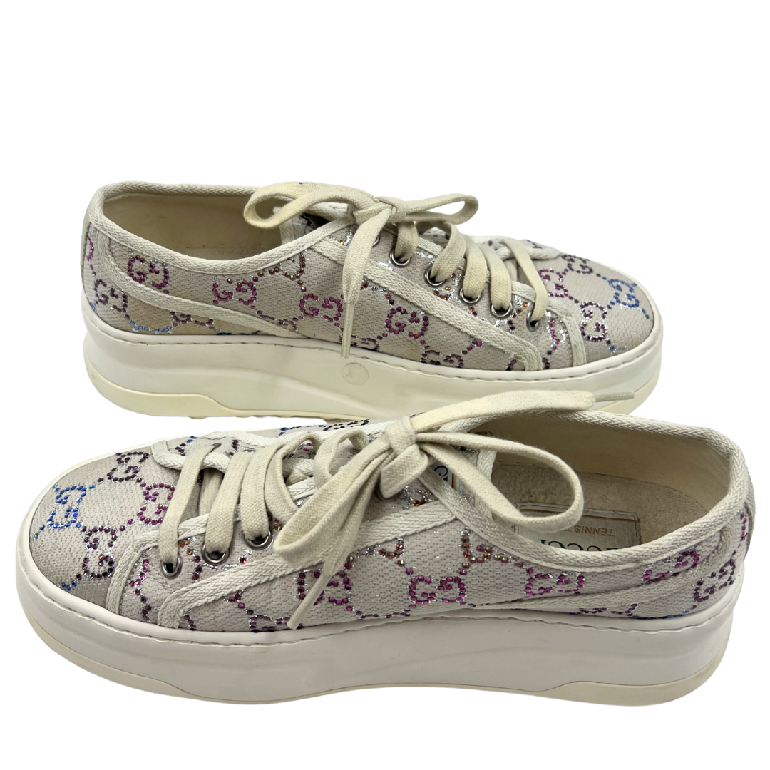 Gucci Sparkle "GG" "Tennis 1977 Sneakers