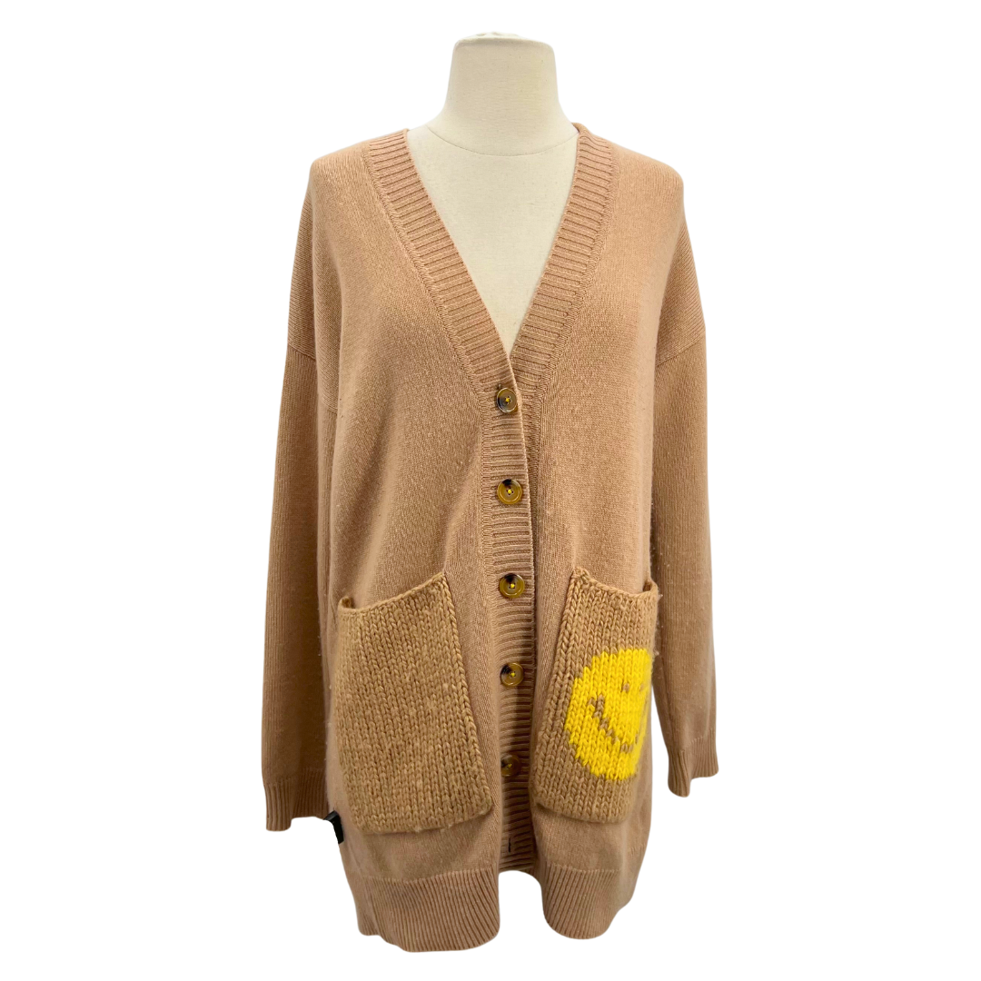 Keri Rosenthal Tan/Yellow Knit Top