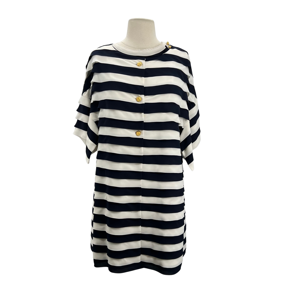 Edward Achour Paris navy/white 2 PC Dress