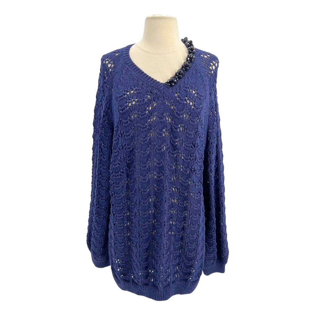 Simone Rocha Navy Sweater