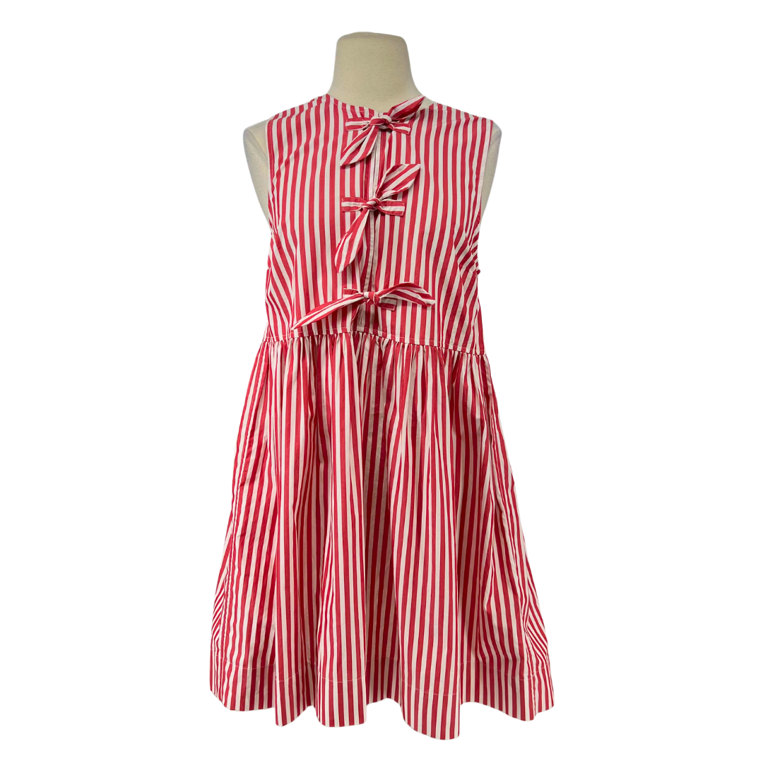 Ganni Red/White Dress