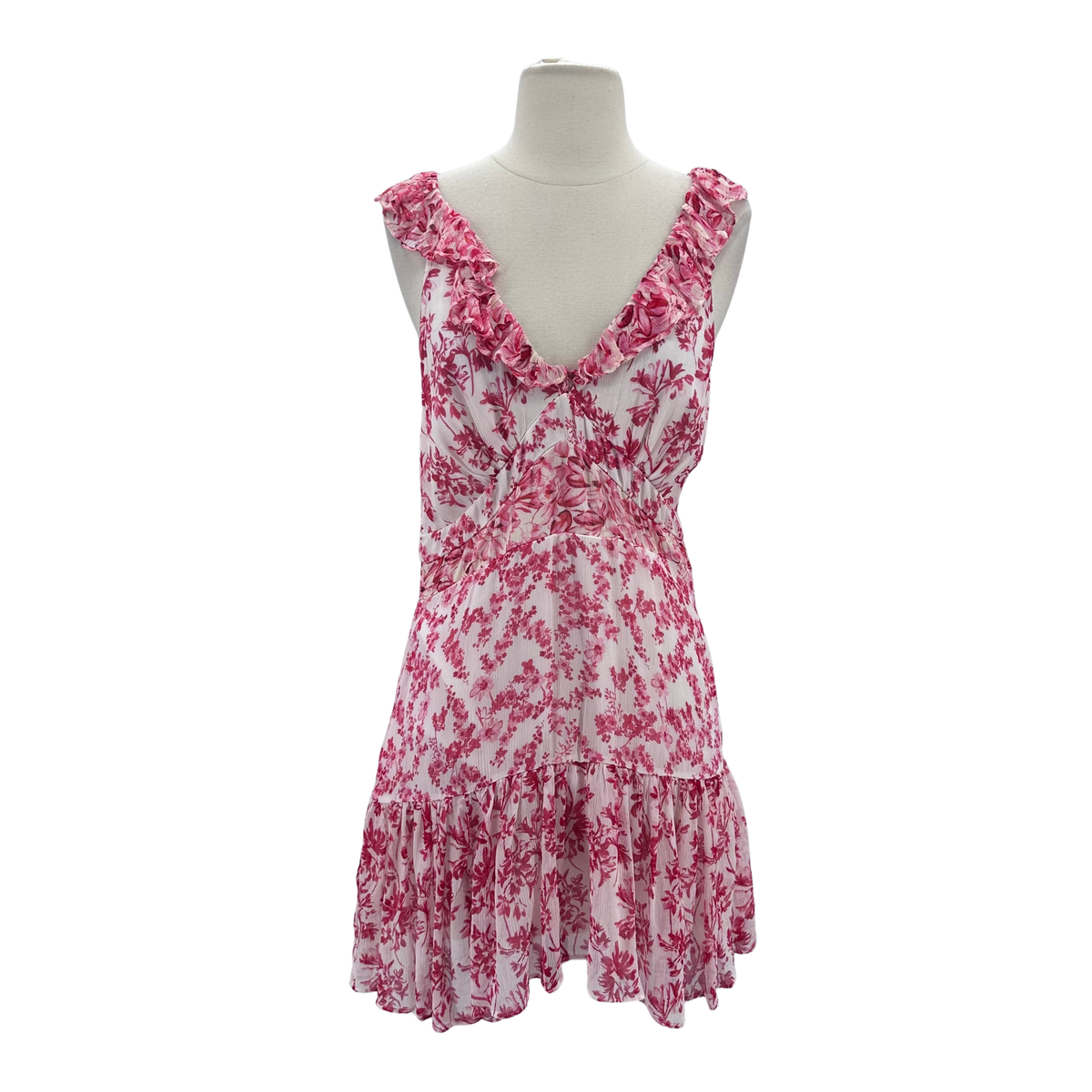 Love Shack Fancy Pink/White Dress