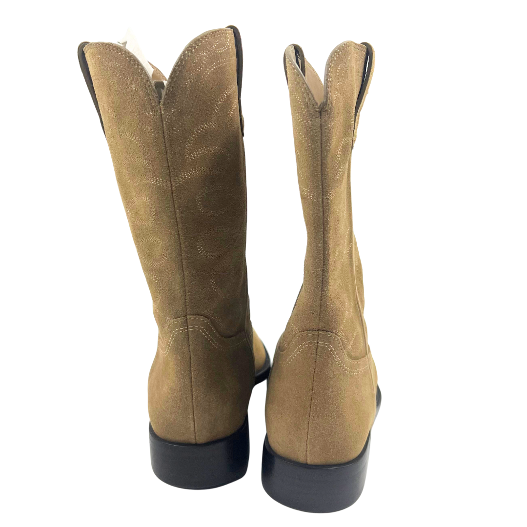 Loeffler Randall 7 Tan Suede Cowboy