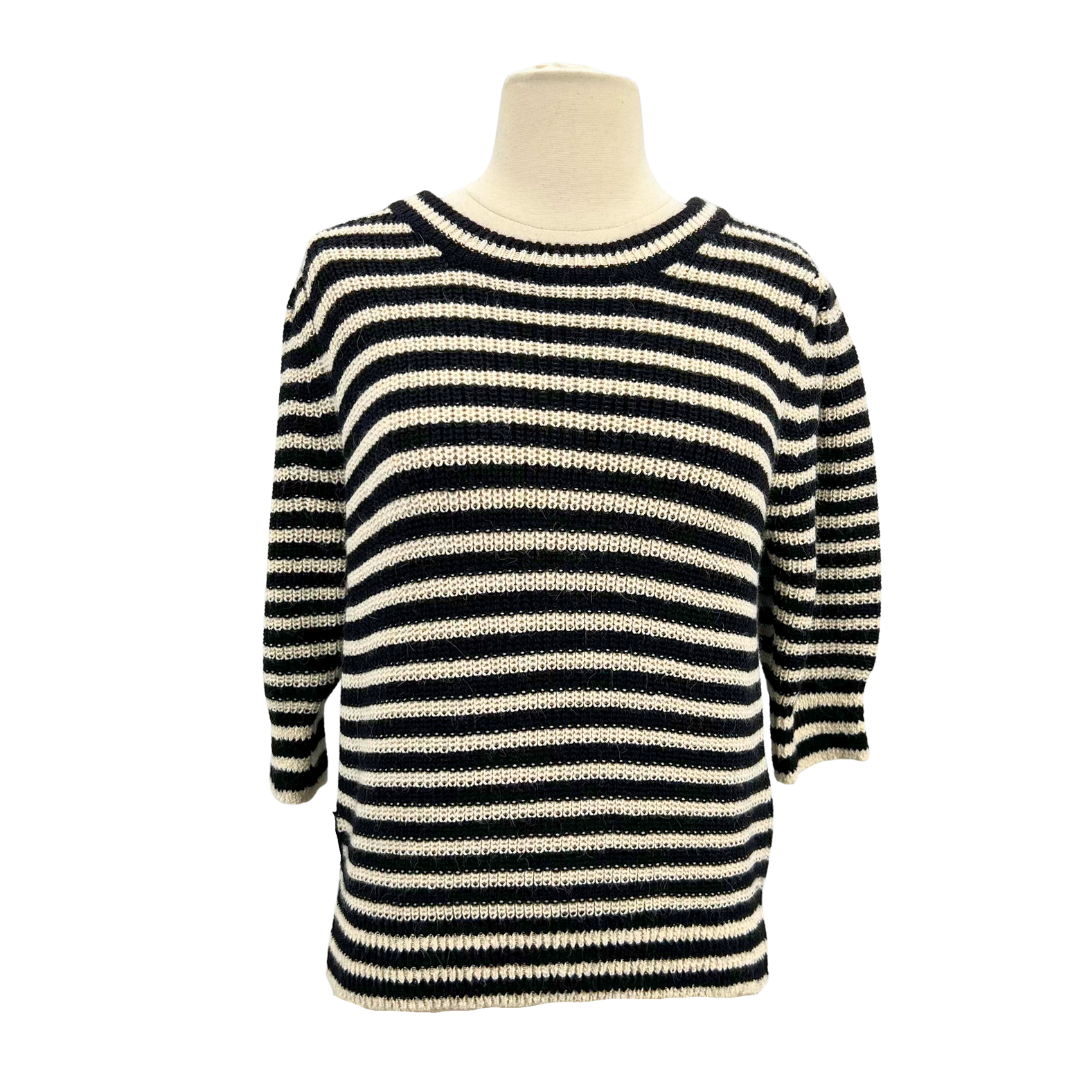 Eleven Six White/Black Sweater