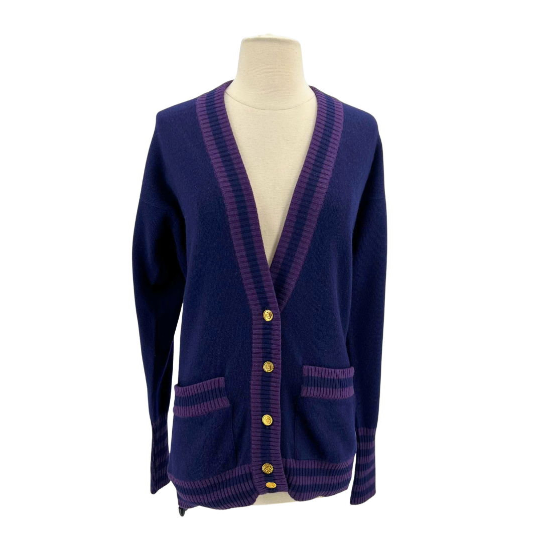 Chanel BLUE/PURPLE Cardigan