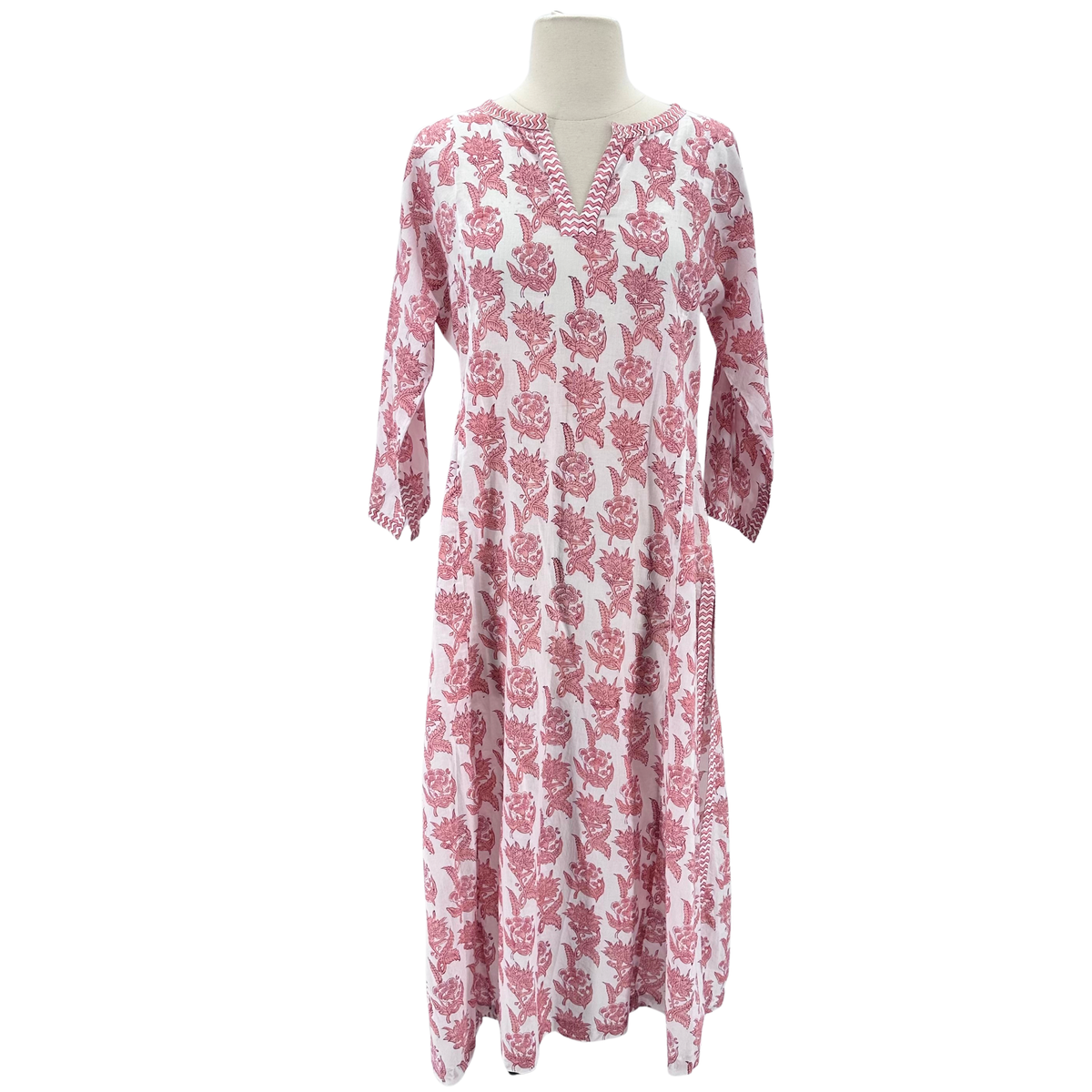 Maison Marigold Cream/Pink Dress