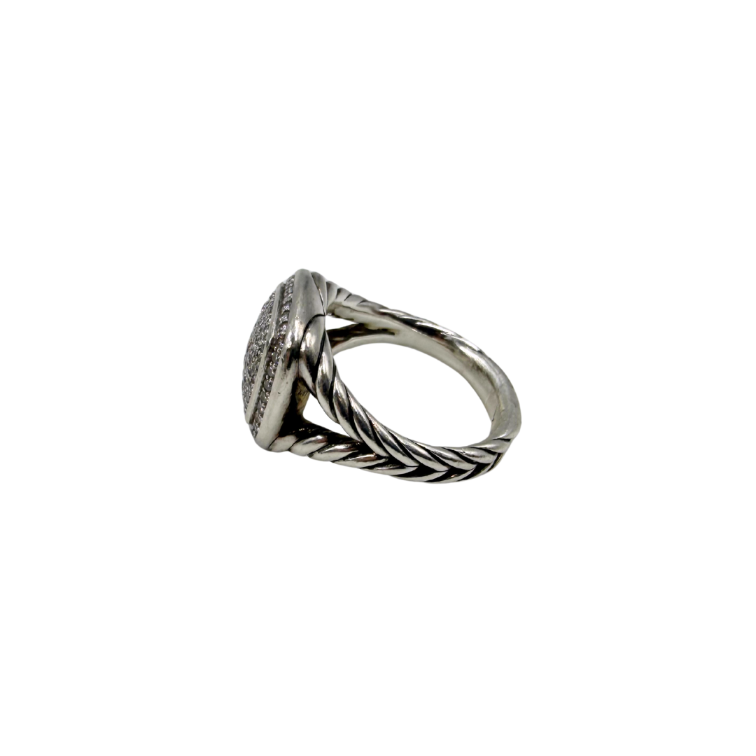 David Yurman Albion Pave Diamond 14mm Ring