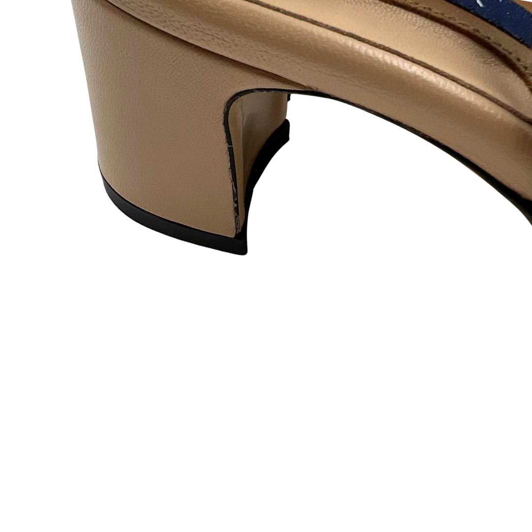 MARGAUX 6 36 Black/Natural Leather Heels