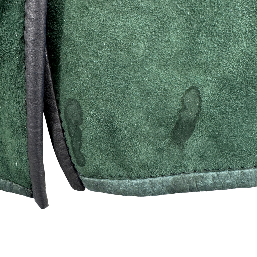 Chic Green/Black Coat