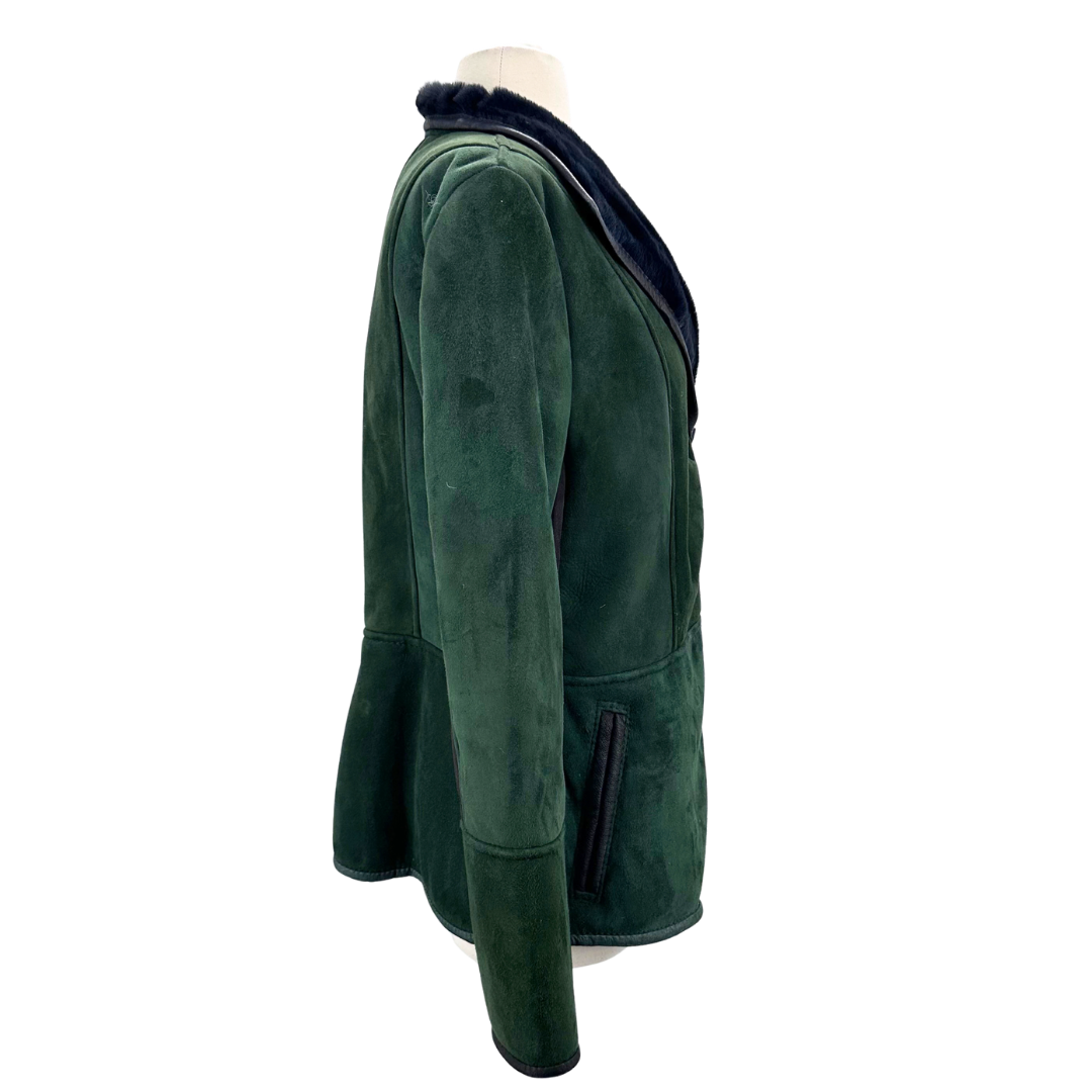 Chic Green/Black Coat