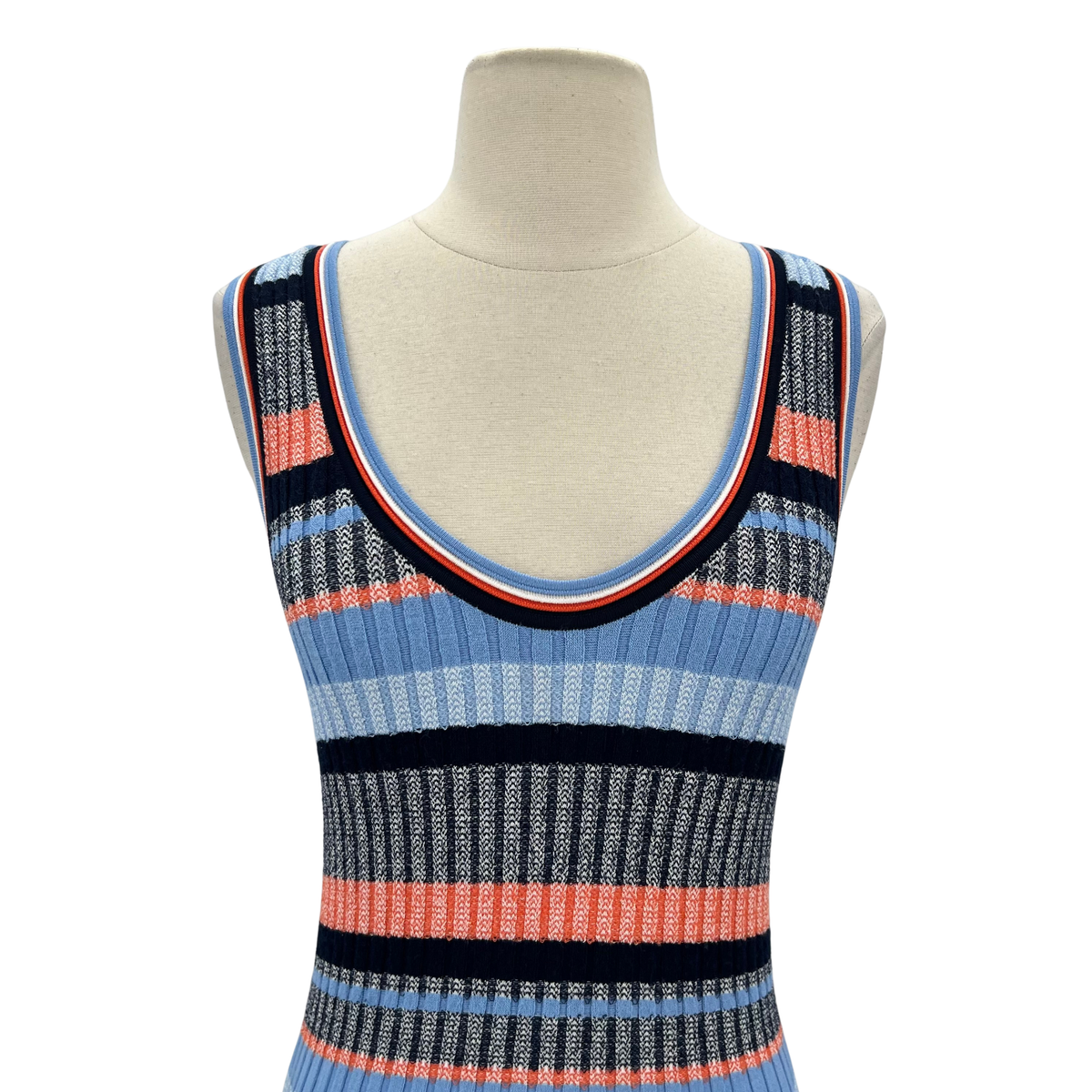 Veronica Beard Blue/Orange Dress
