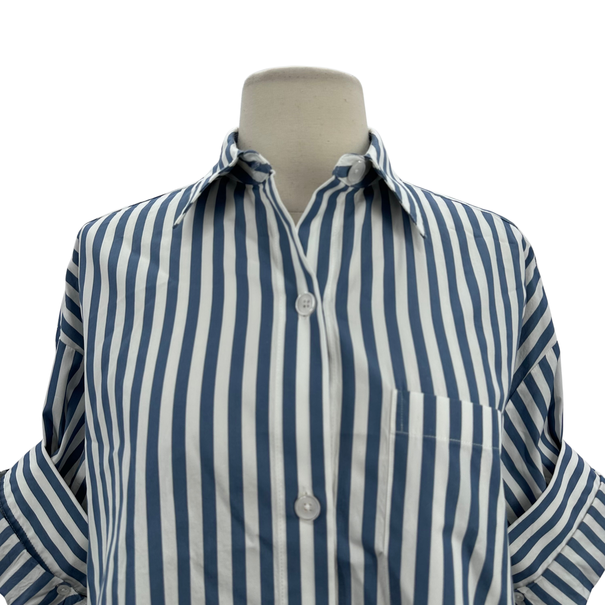 TWP Blue Stripe Blouse