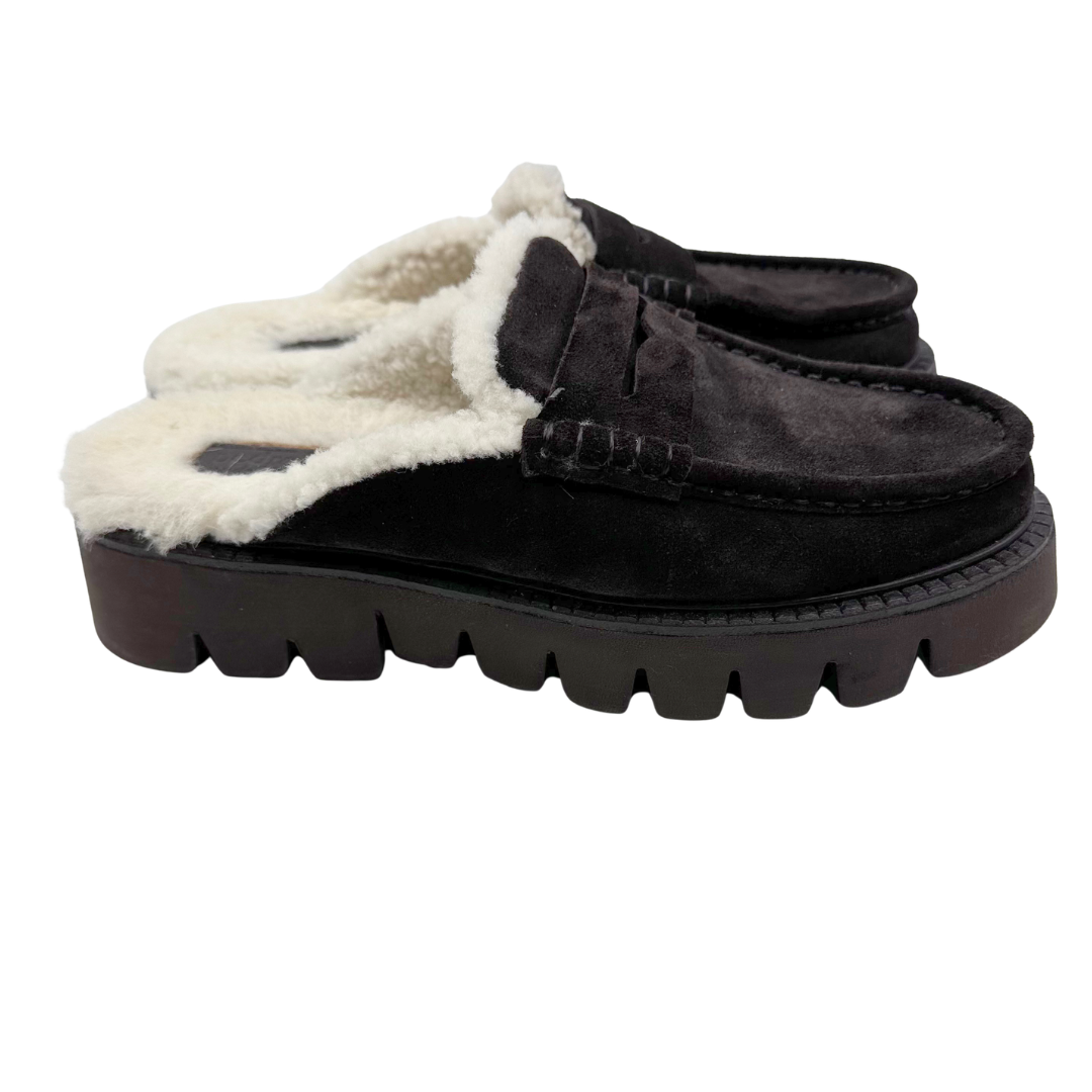Pedro Garcia 8.5 Brown Shearling Flats