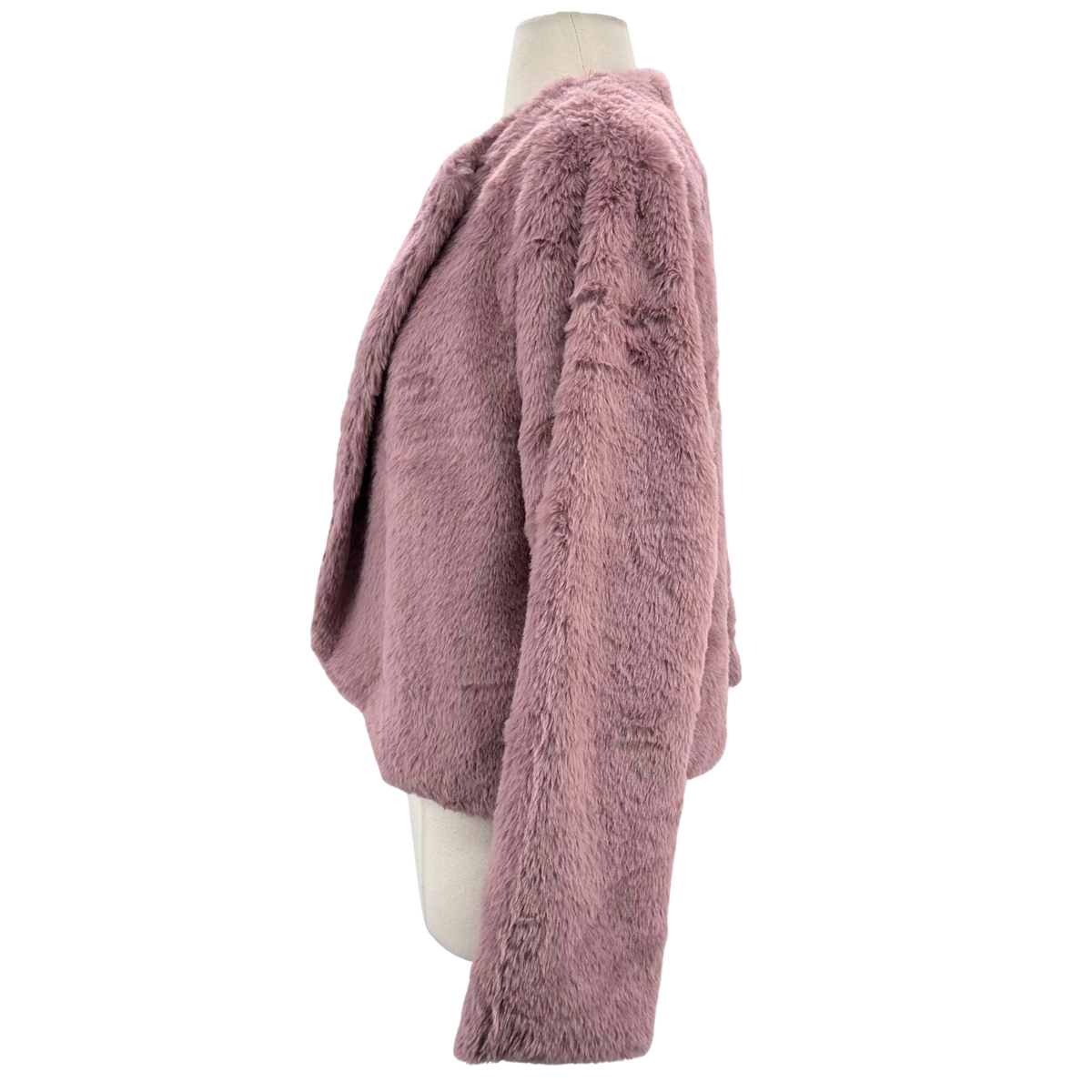 Allegra K Pink Faux Fur
