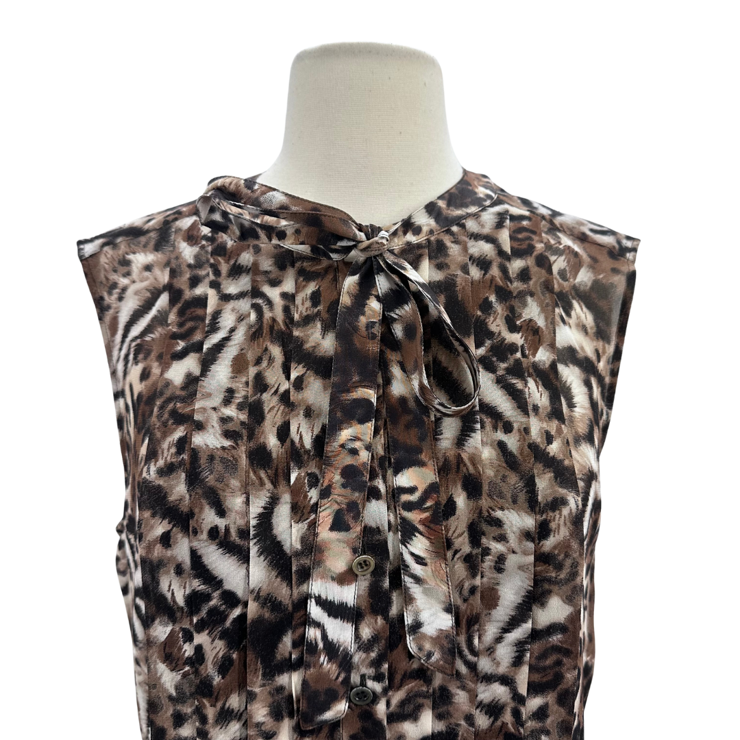 Escada Animal Print Blouse