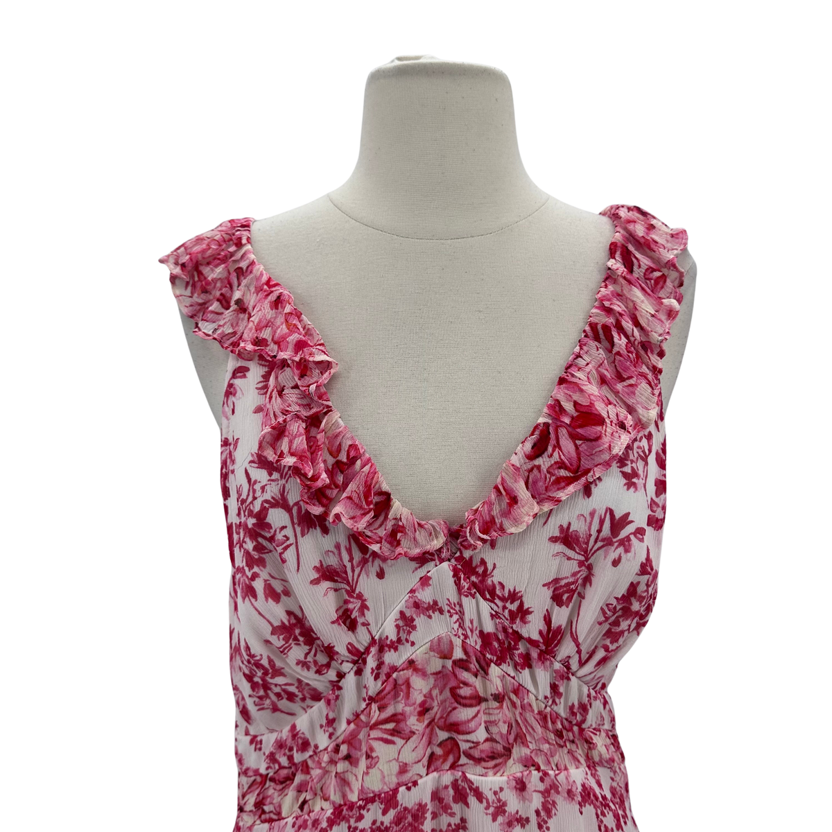 Love Shack Fancy Pink/White Dress