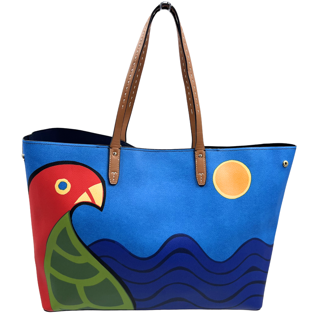 Tory Burch Kerrington Parrot Tote