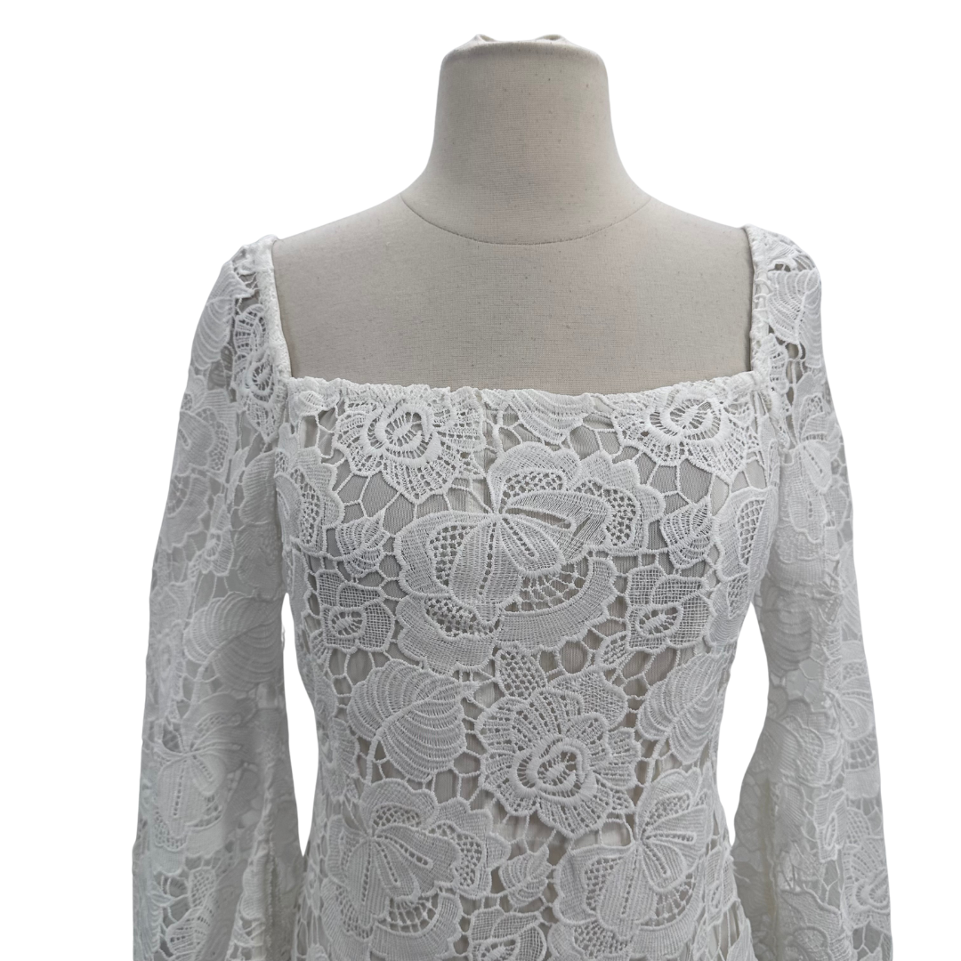 Rococo sand White Dress