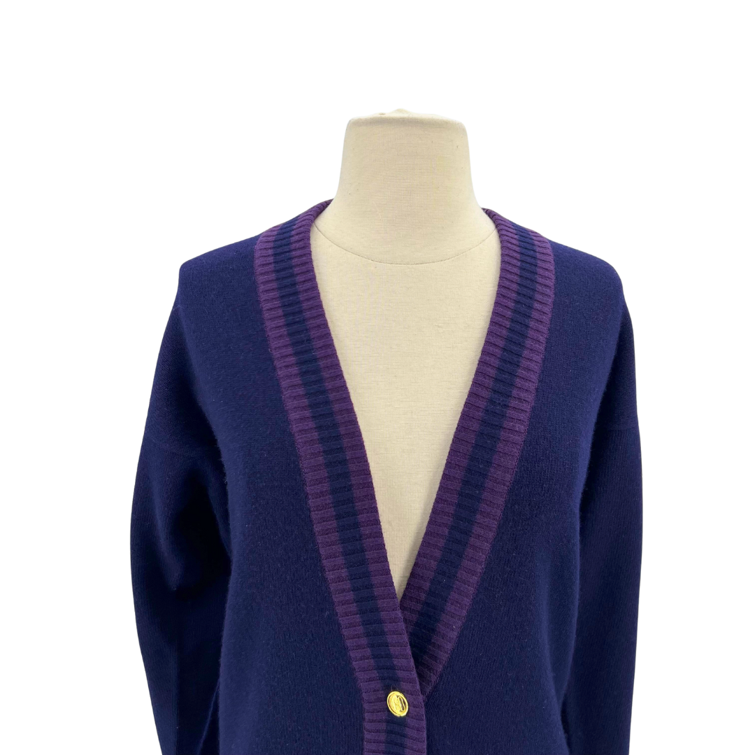 Chanel BLUE/PURPLE Cardigan