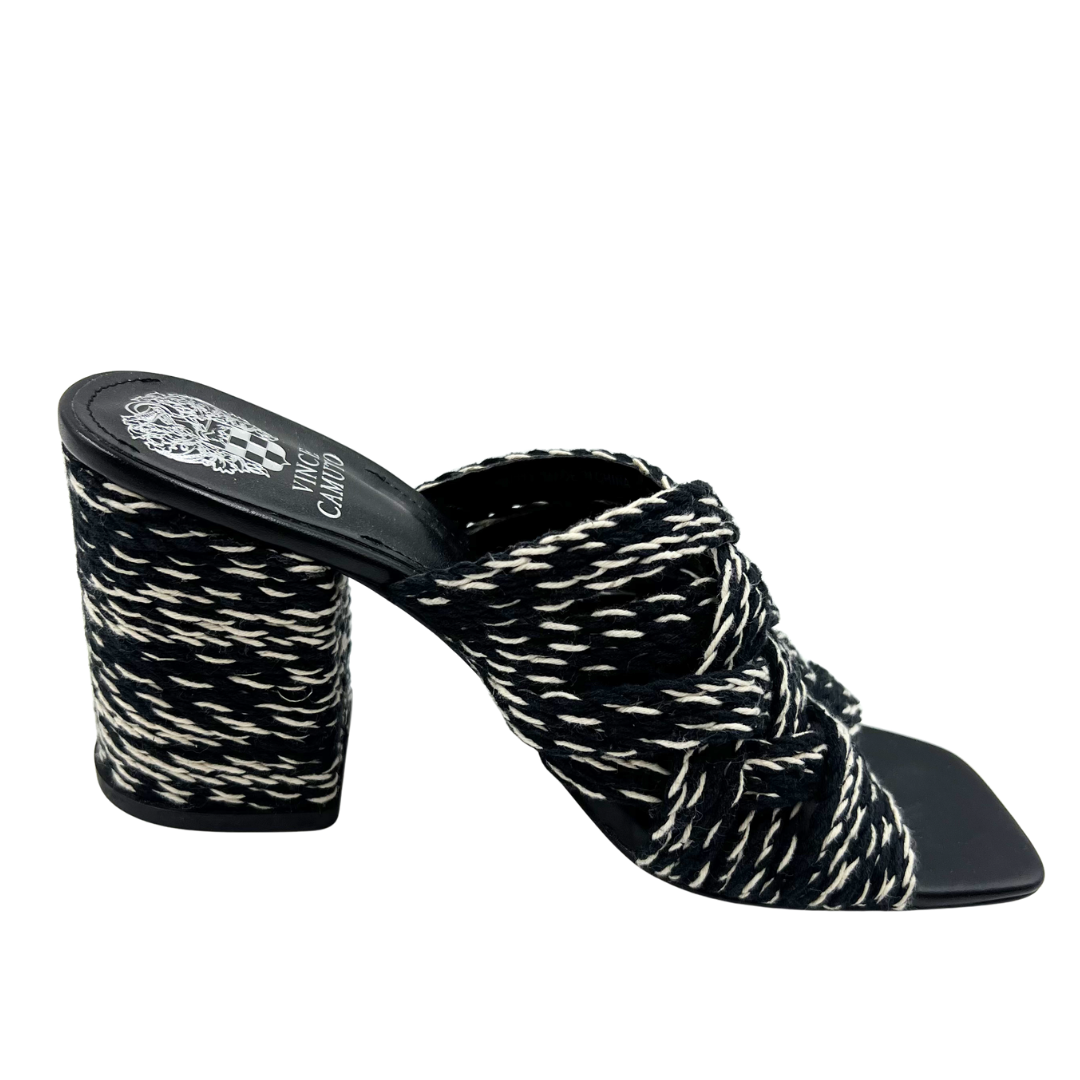 Vince Camuto 7 Black/Cream Heels