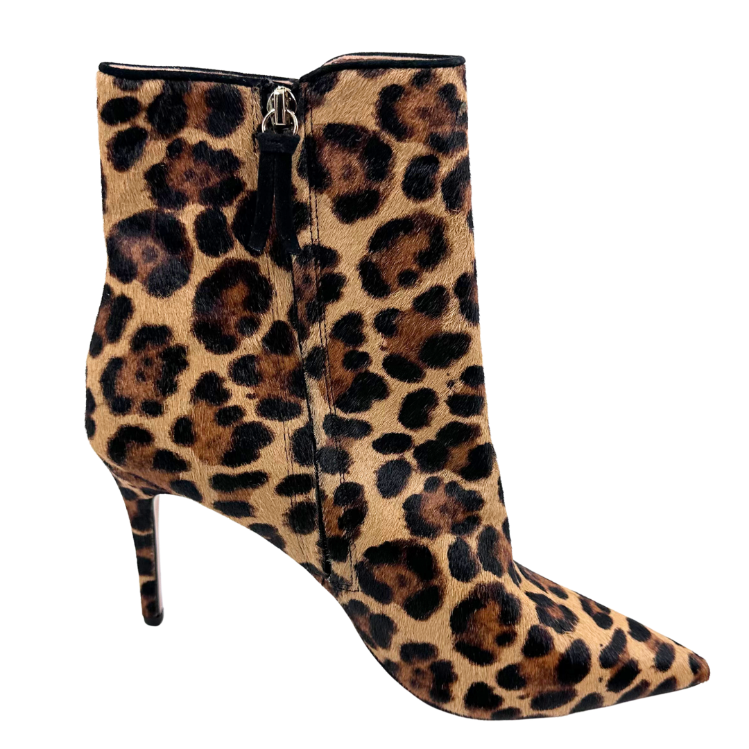 J Crew 10 Cheetah Calf Hair Booties