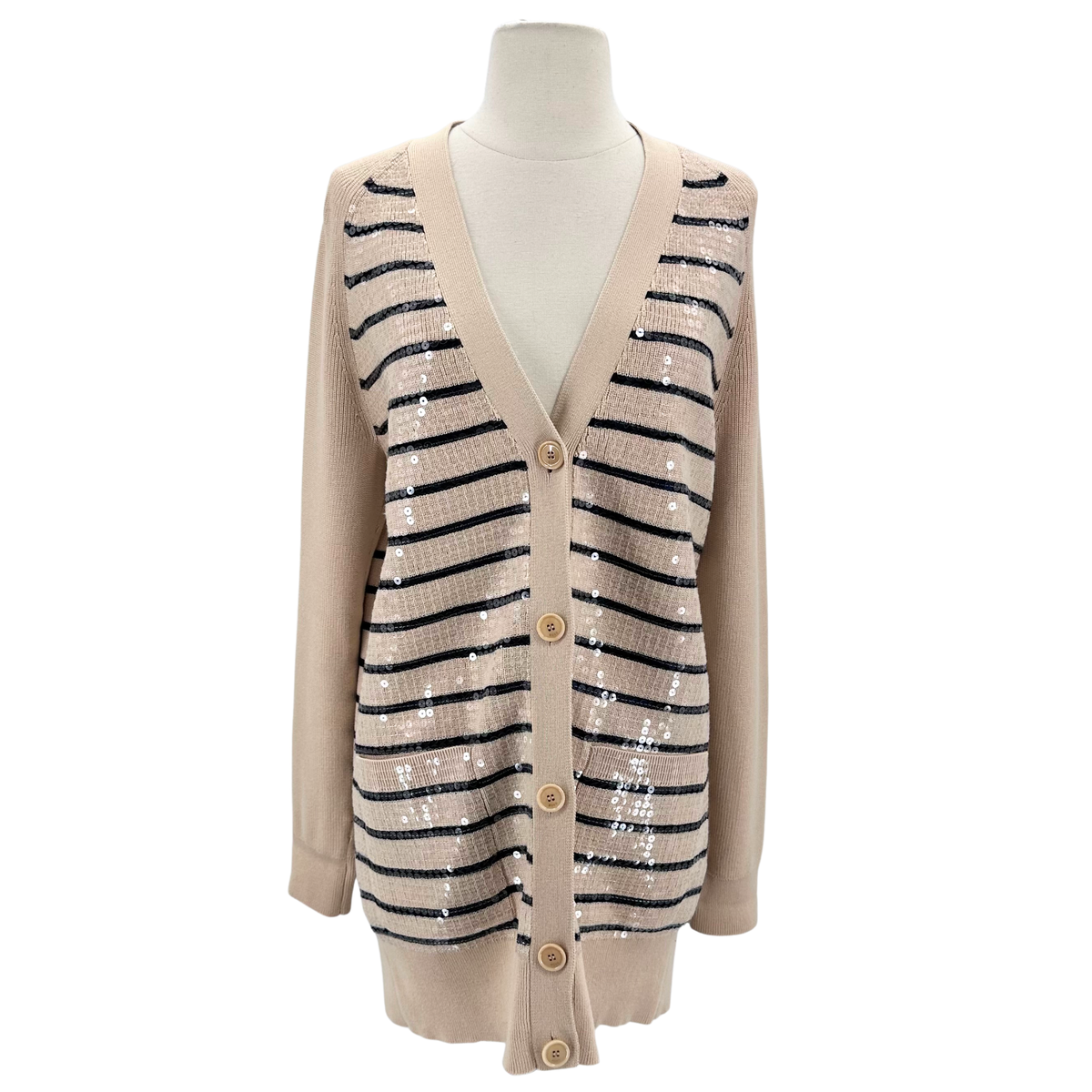 Hugo Boss Tan/Blk Cardigan