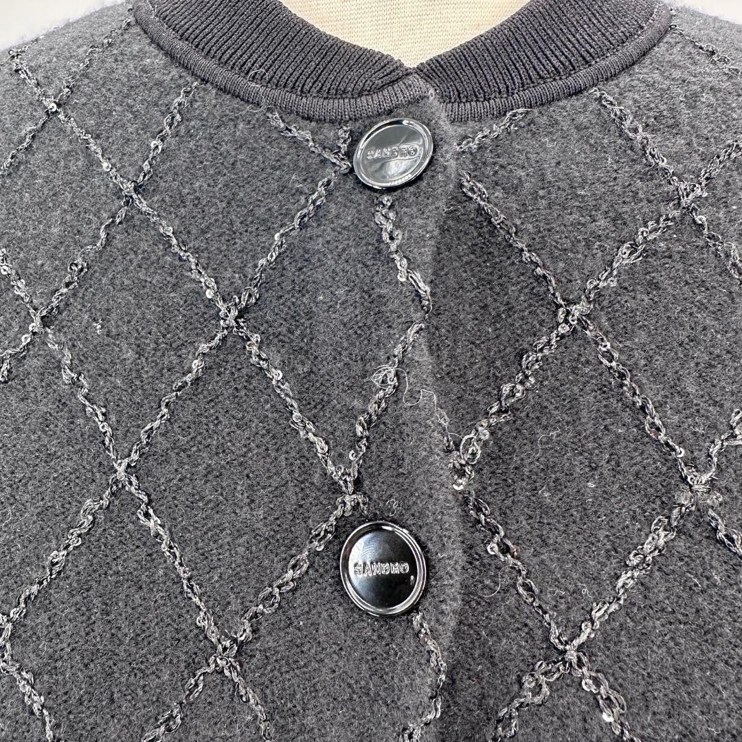 Sandro Size S Black Jacket