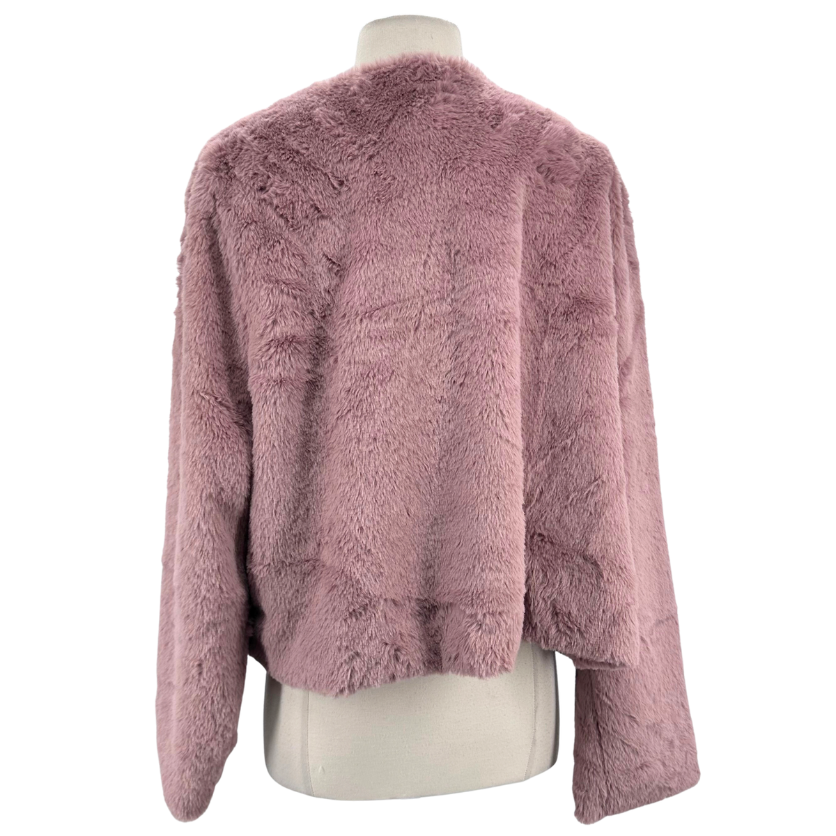 Allegra K Pink Faux Fur