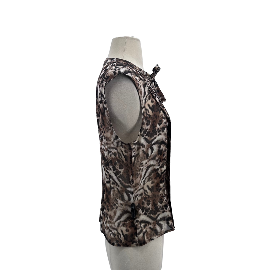 Escada Animal Print Blouse