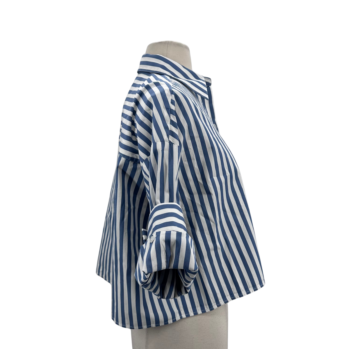 TWP Blue Stripe Blouse