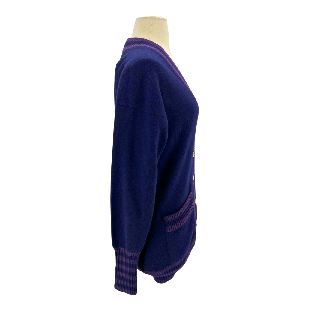 Chanel BLUE/PURPLE Cardigan