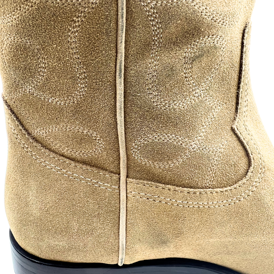 Loeffler Randall 7 Tan Suede Cowboy