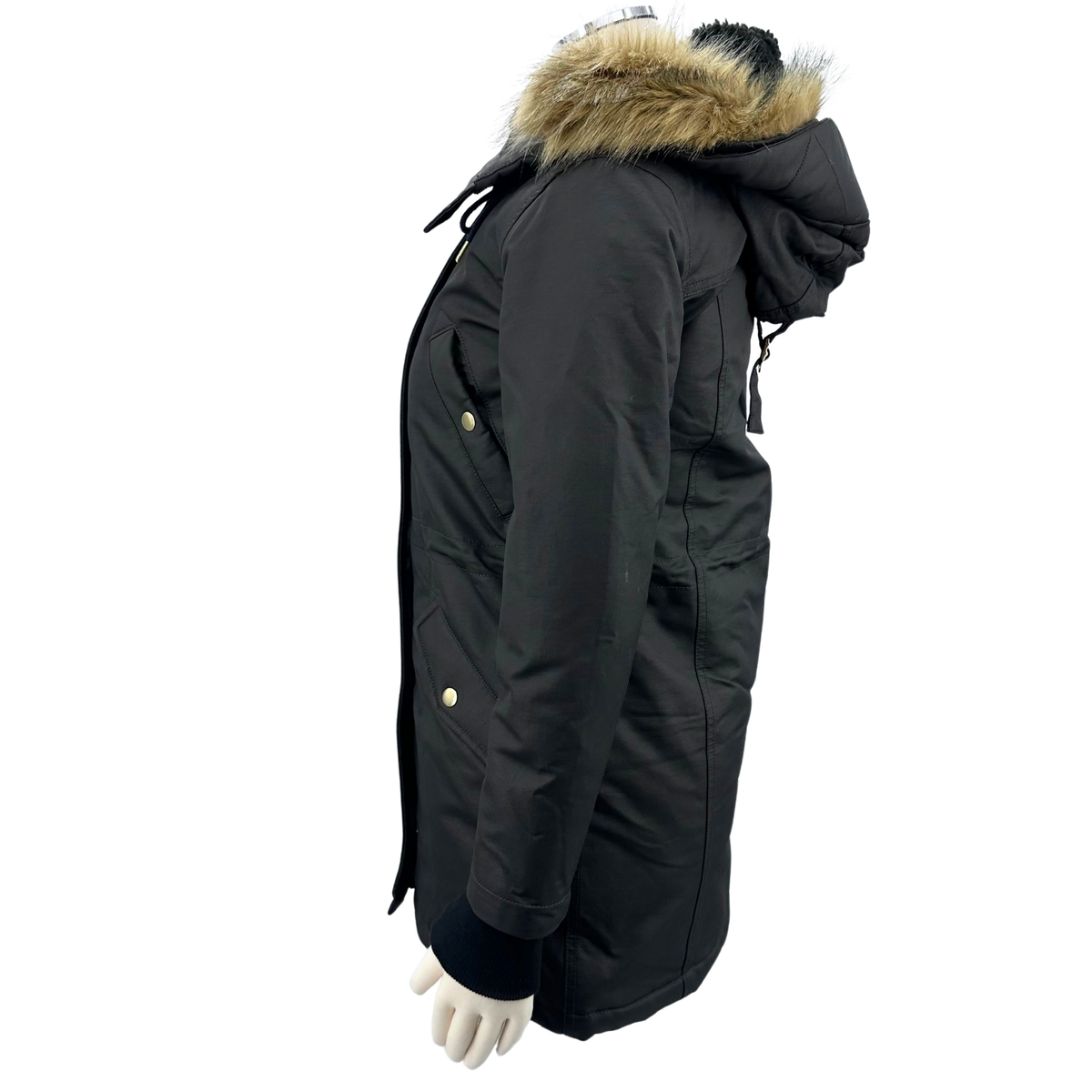 J Crew Black Parka