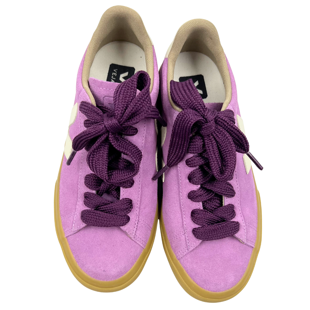 Veja 7 Lavender Suede Sneakers
