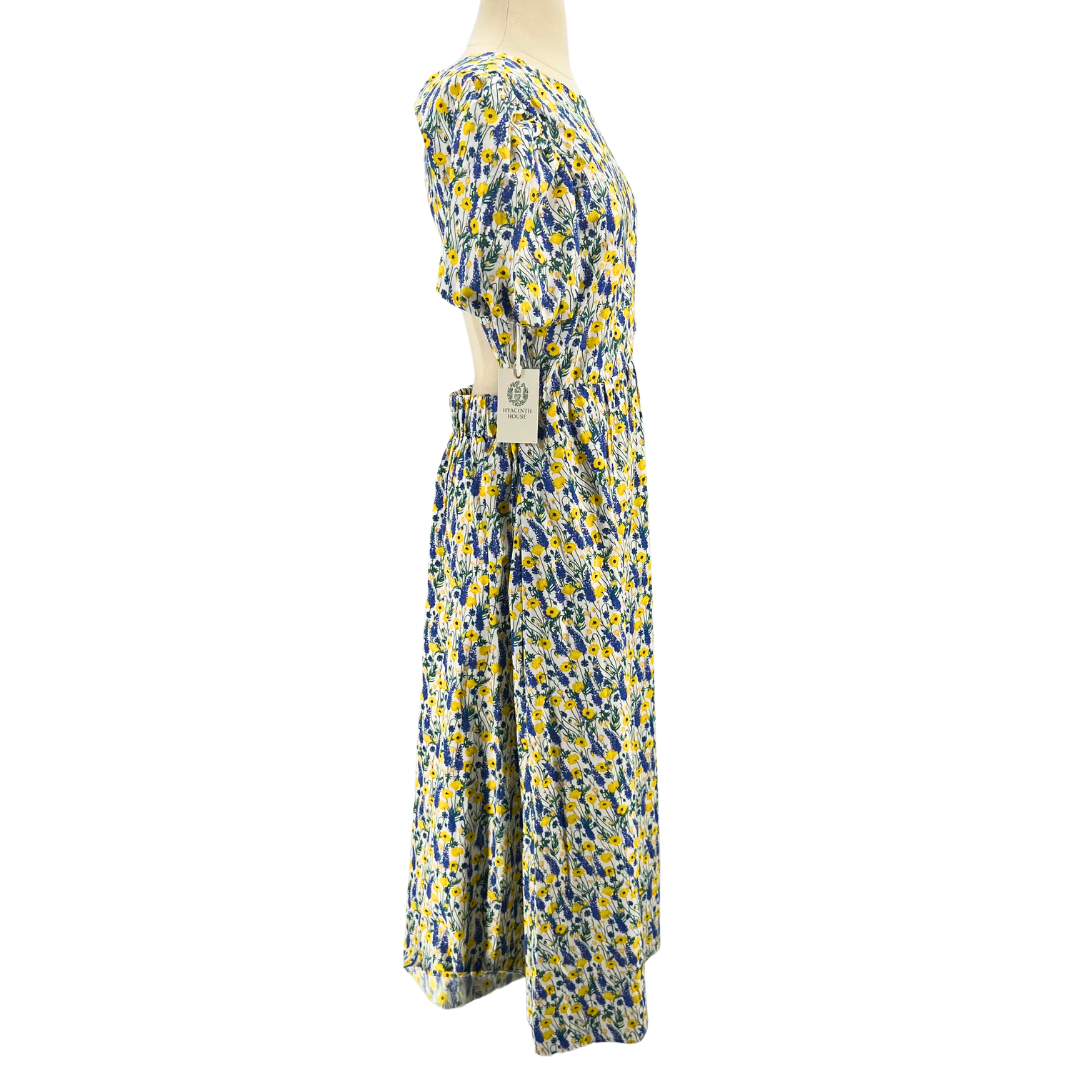 Hyacinth House Size L Blue Floral Dress Hyacinth House Size L Blue Floral Dress
