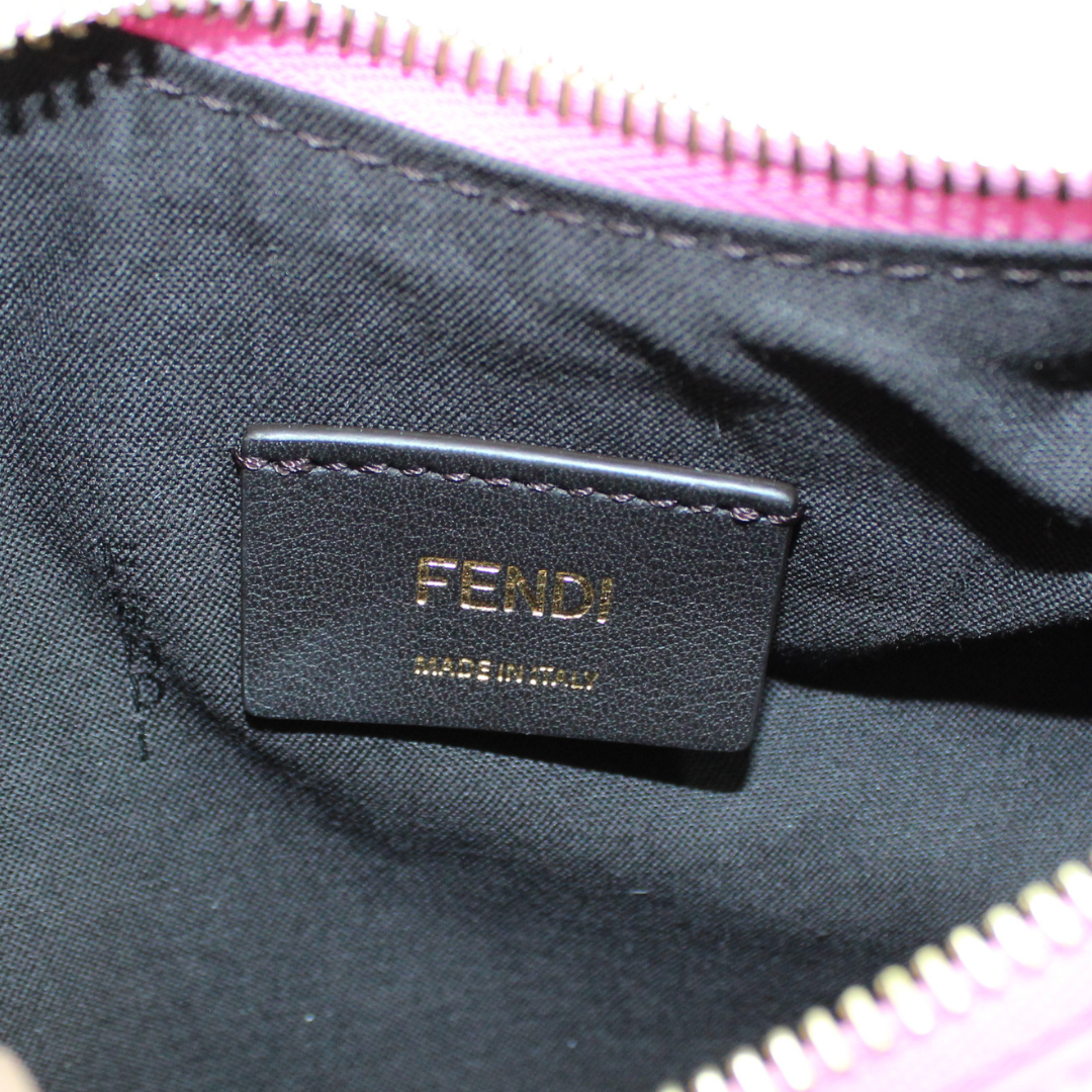 Fendi Fendigraphy Mini Leather Hobo Bag