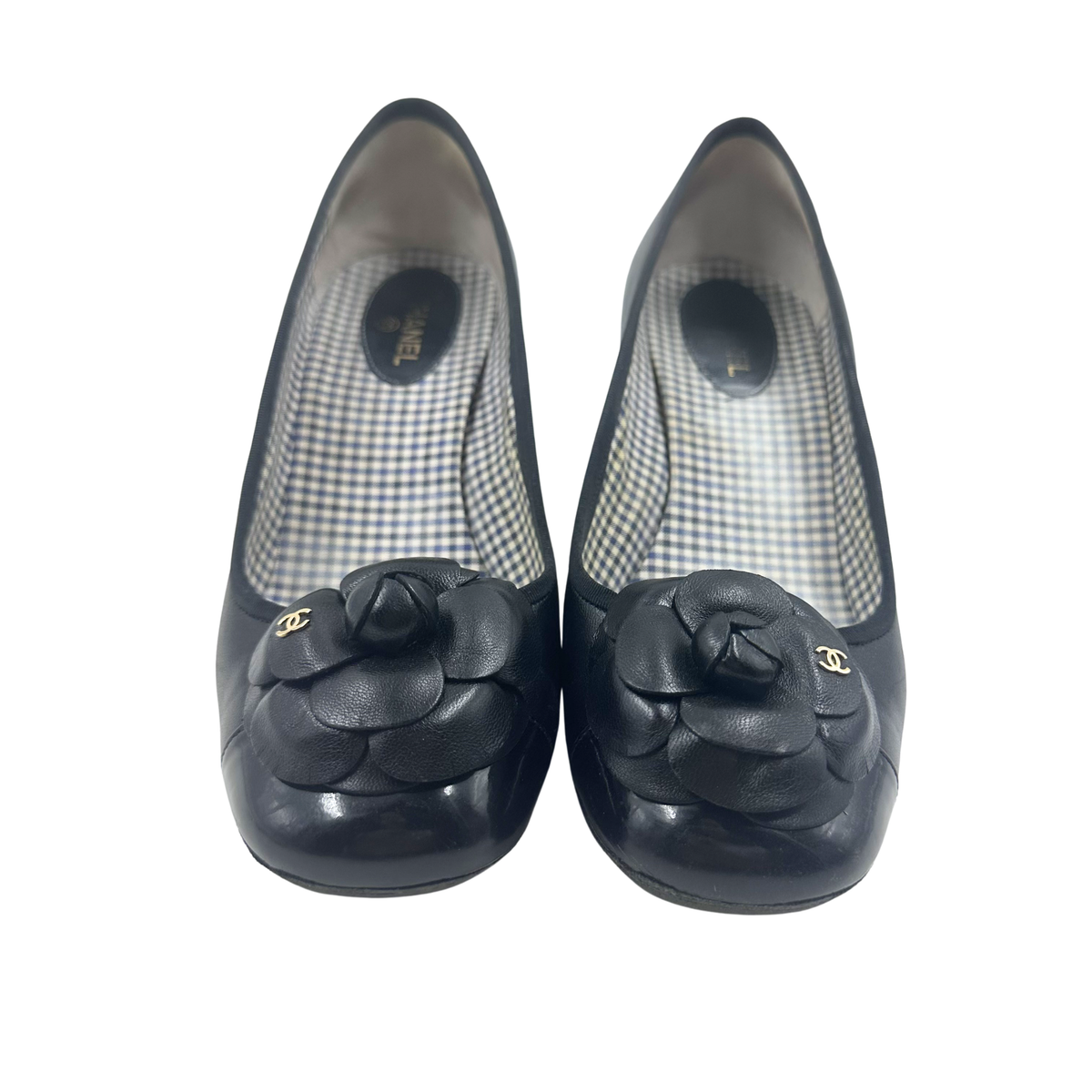 Chanel 10 41 Black Leather Pumps