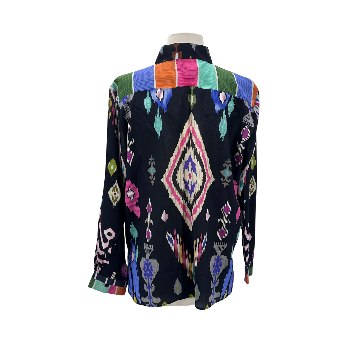 Vilagallo Black multi Button Down