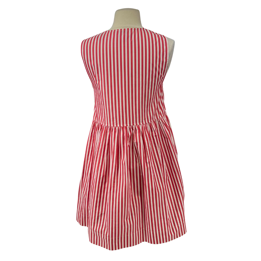 Ganni Red/White Dress